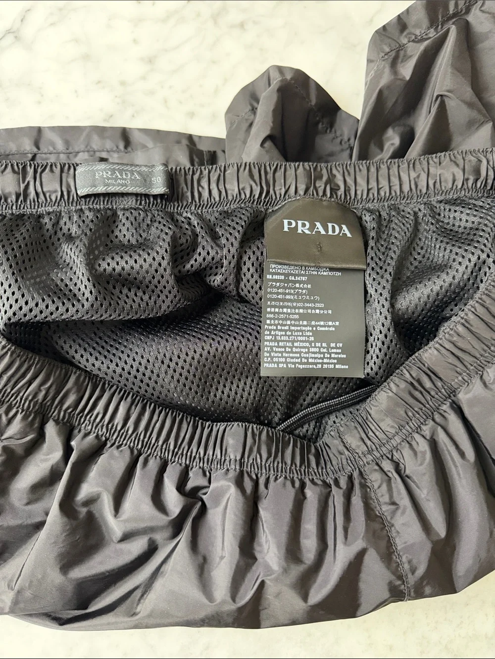 Prada Nylon swim Shorts Size L
